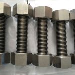 নিকেল খাদ 400 এন 2.4360 বাদাম বন্ধনকারী সঙ্গে সম্পূর্ণ থ্রেড রড