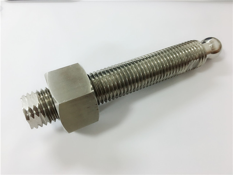 কাস্টমাইজড উচ্চ মানের সিএনসি লেদ টানটানিয়াম বল স্টাড ফাস্টেনারদের